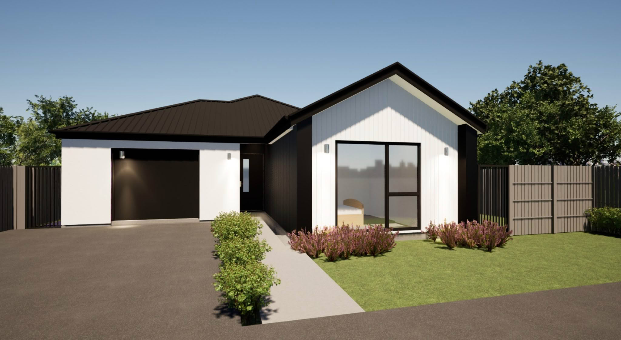 Hamptons exterior render