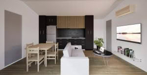 Hamptons kitchen render