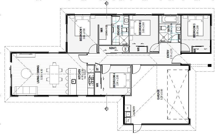 4 Harlequin Floor Plan 747300