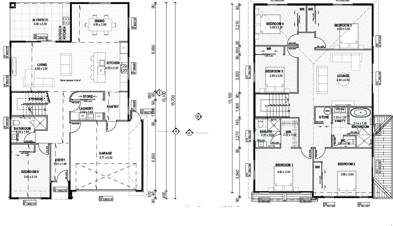 6bdrm Floor plan Prebbleton