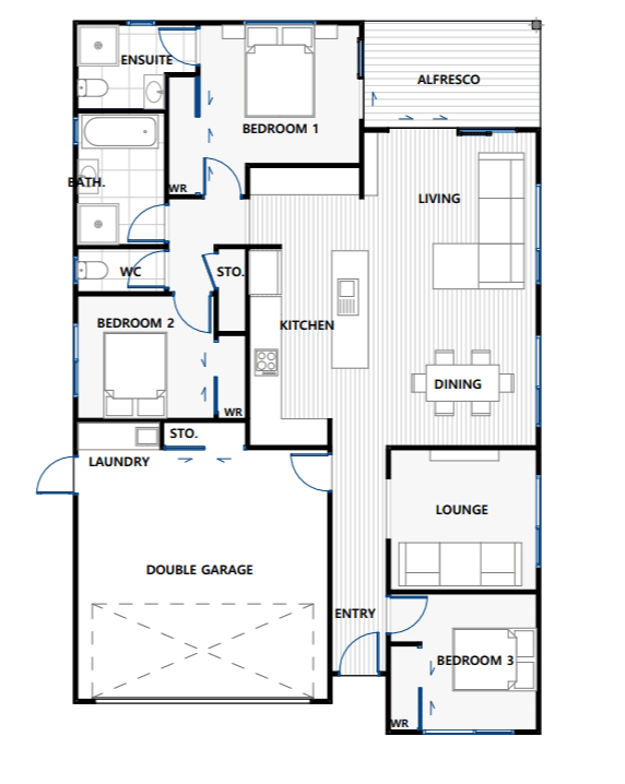 Snowy River floor plan